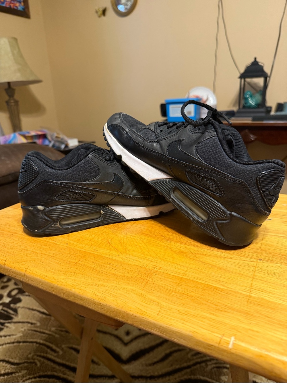 Nike Men’s Black Athletic Air Max Sneakers